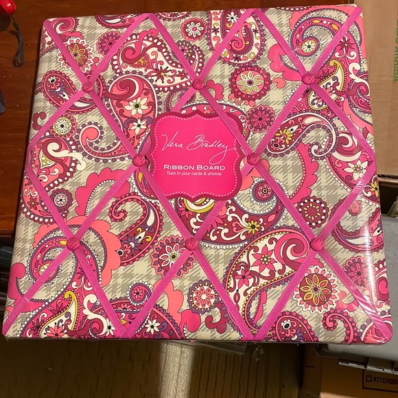 Vera Bradley Other - New Vera Bradley Ribbon Board-perfect for cards and photos-perfect for dorm!!